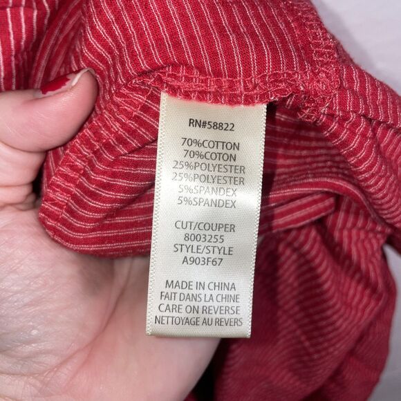 NWT Max Studio Sleeveless Red Tiered Midi Dress Smocked Waist Stretchy Size M - Picture 5 of 10